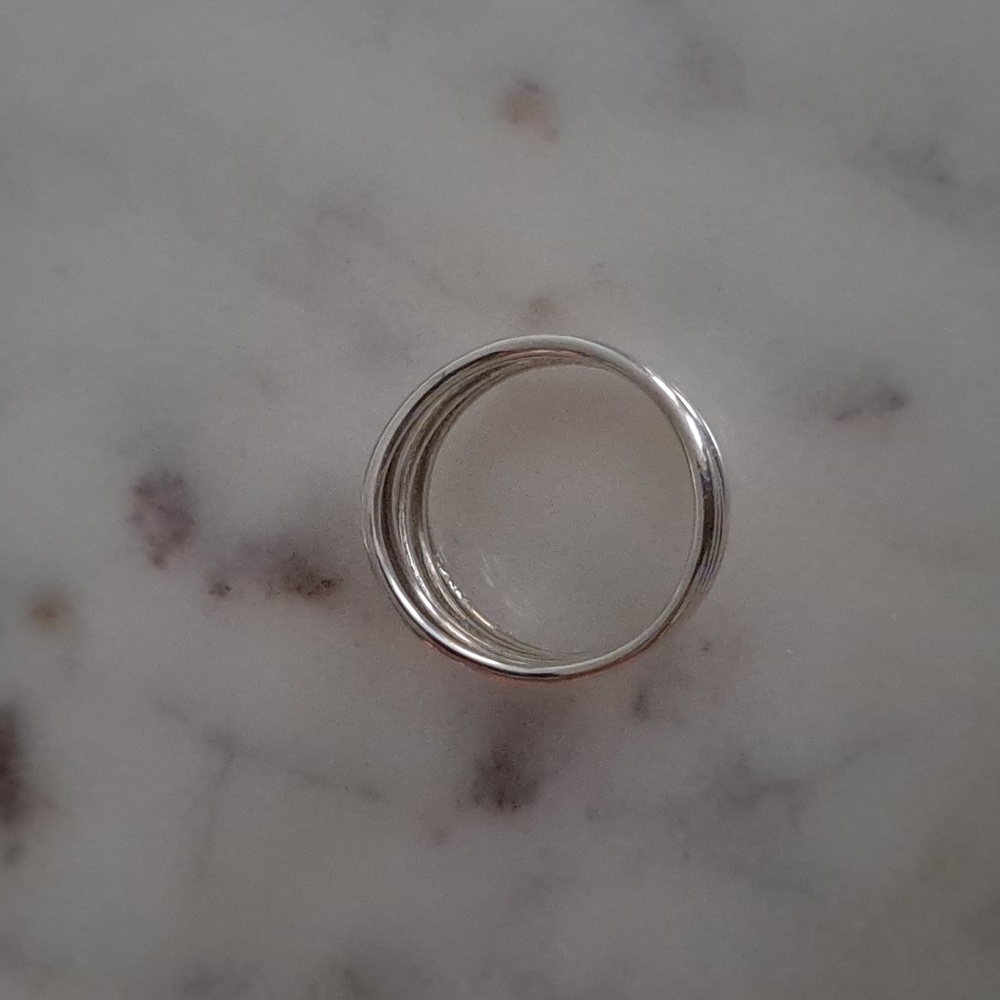 Authentic Tiffany & Co. Elsa Peretti Five Row Wave ring - Picture 2 of 16